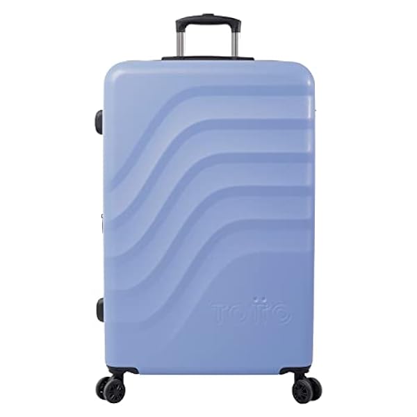 Totto - Valigia Trolley Grande Bazy in colore blu scuro: il compagno ideale per i tuoi viaggi lunghi., blu scuro, Trolley cabina, BAZY è la versione rinnovata e migliorata della classica Bazy